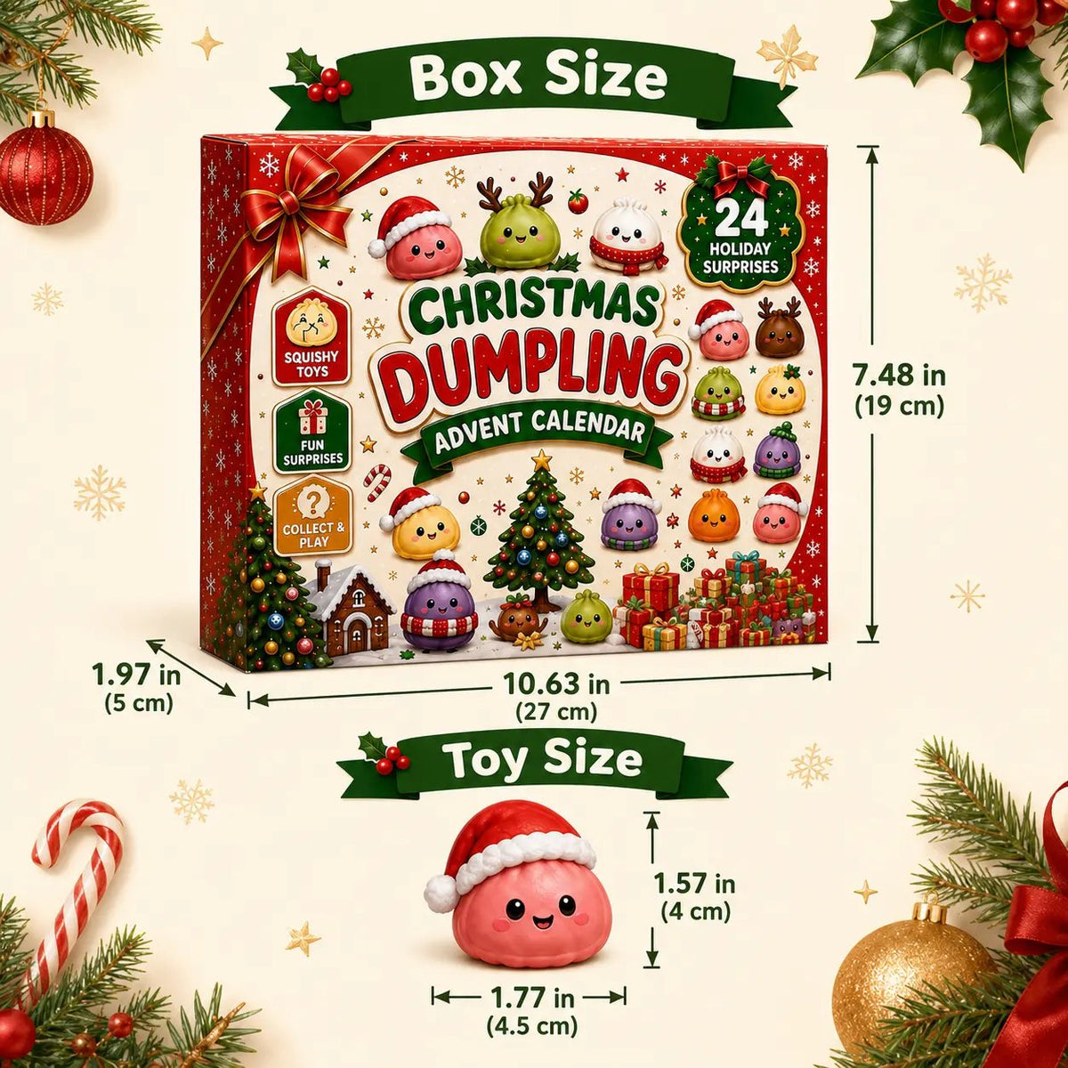 24-Day Squishy Advent Calendar