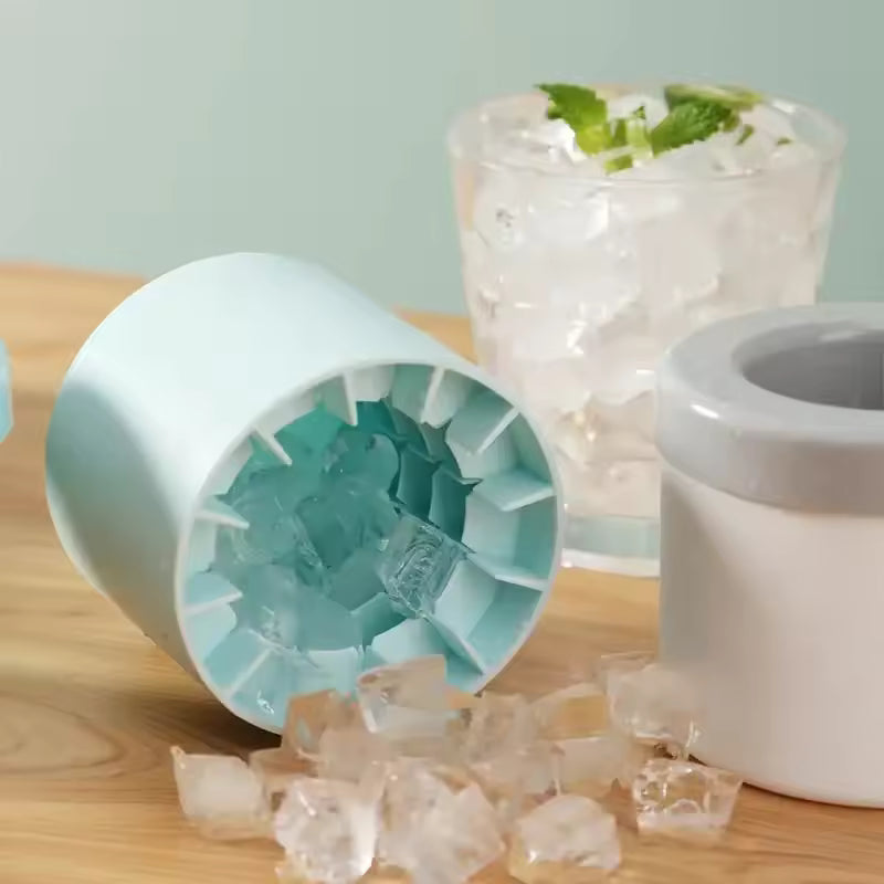 Cylindrical Silicone Ice Mold