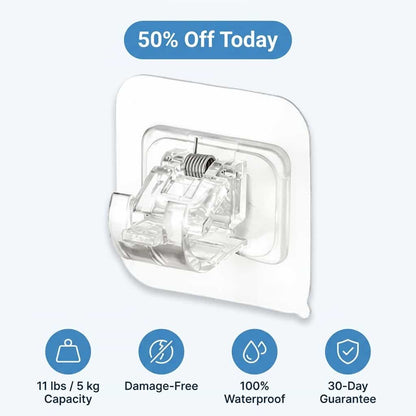 Damage-Free Adhesive Wall Hooks