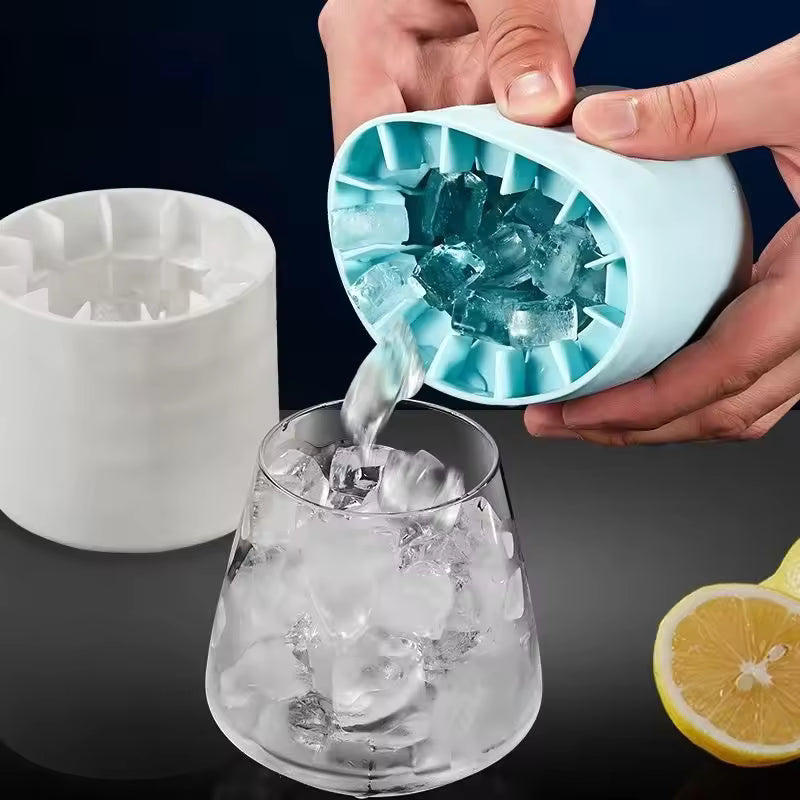 Cylindrical Silicone Ice Mold