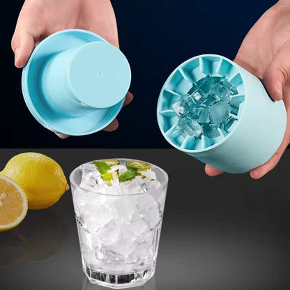 Cylindrical Silicone Ice Mold