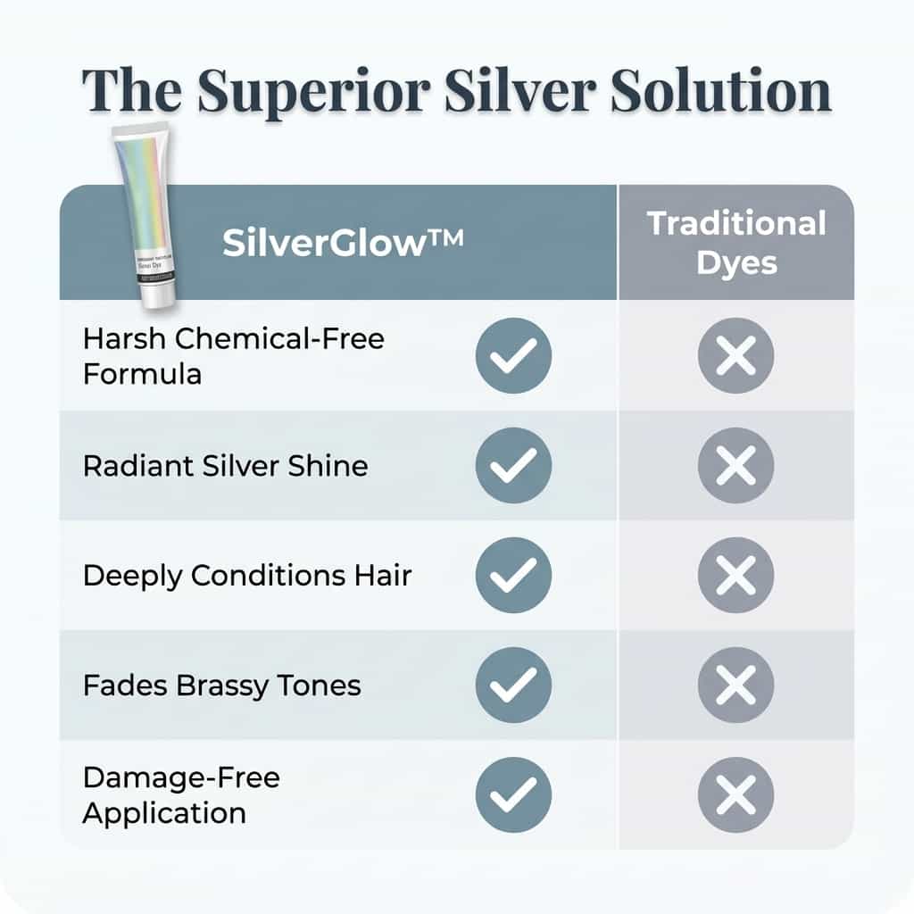 Ammonia-Free Silver Hair Color