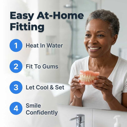 Adhesive-Free Fit Denture Set