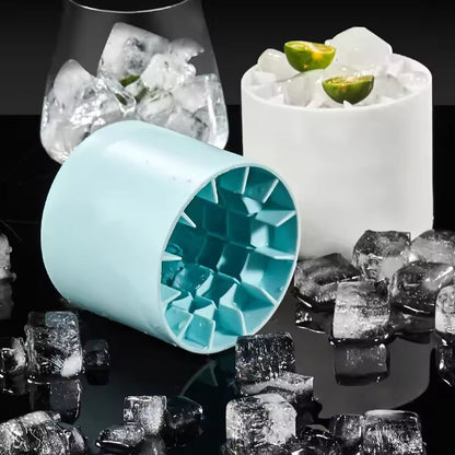 Cylindrical Silicone Ice Mold