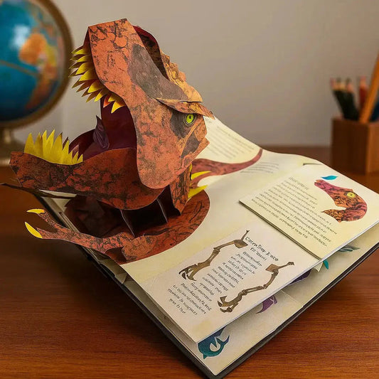 3D Pop-Up Dinosaur Book