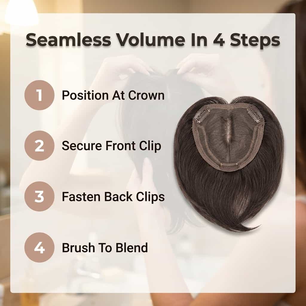 Seamless Clip-In Hair Topper