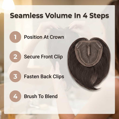 Seamless Clip-In Hair Topper