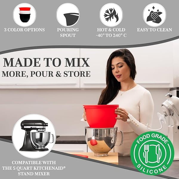 Silicone Mixer Bowl Liner