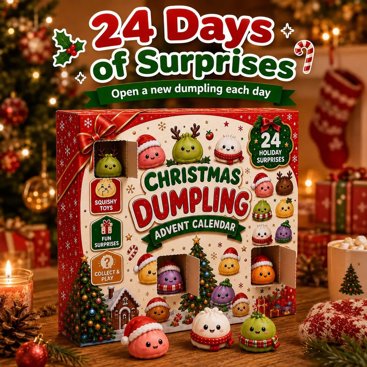 24-Day Squishy Advent Calendar