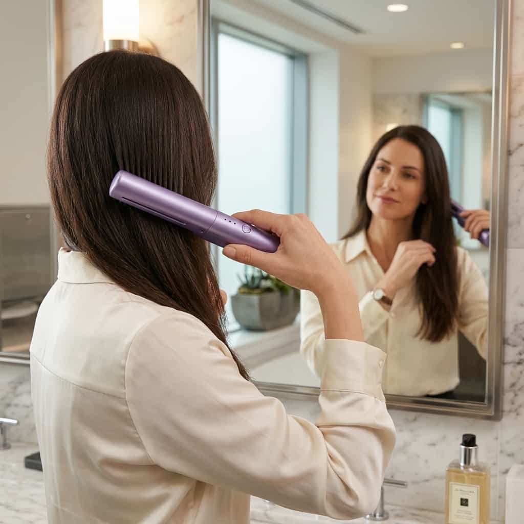 Cordless Travel Hair Straightener