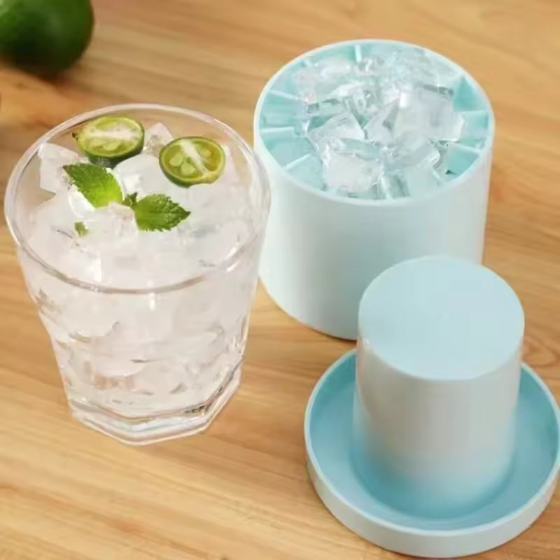 Cylindrical Silicone Ice Mold