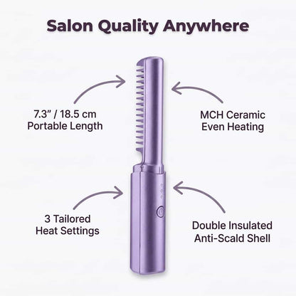 Cordless Travel Hair Straightener