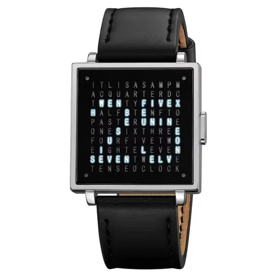 Unisex Text Dial Watch