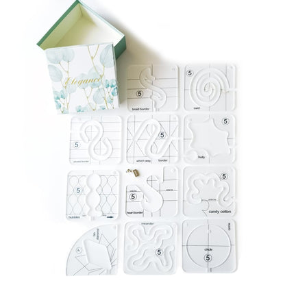 12-Piece Quilt Template Set