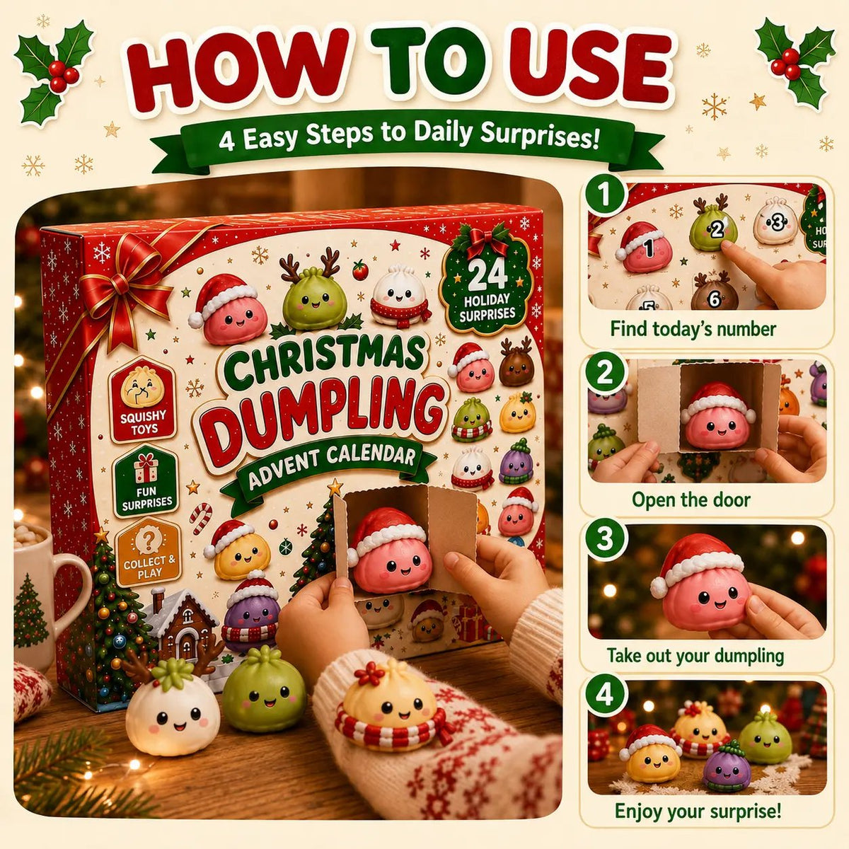 24-Day Squishy Advent Calendar