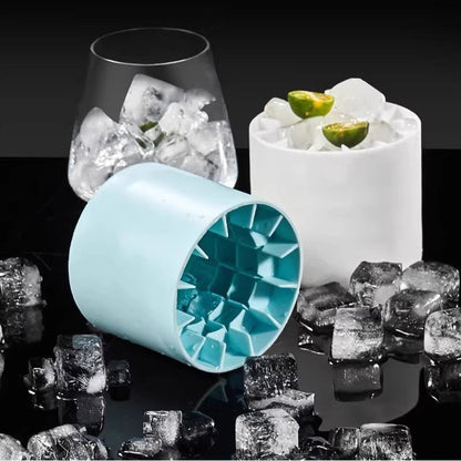 Cylindrical Silicone Ice Mold