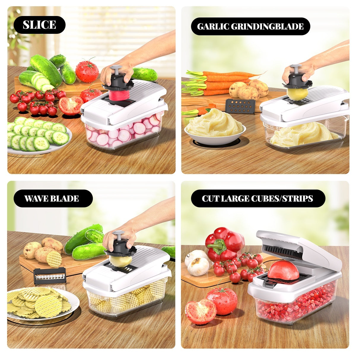 Multi-Blade Vegetable Chopper