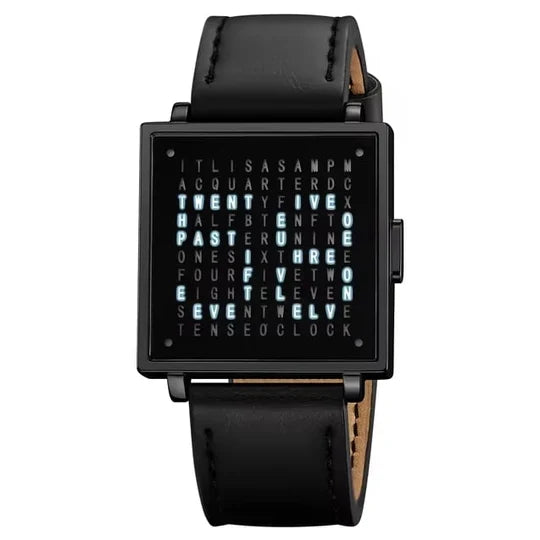 Unisex Text Dial Watch