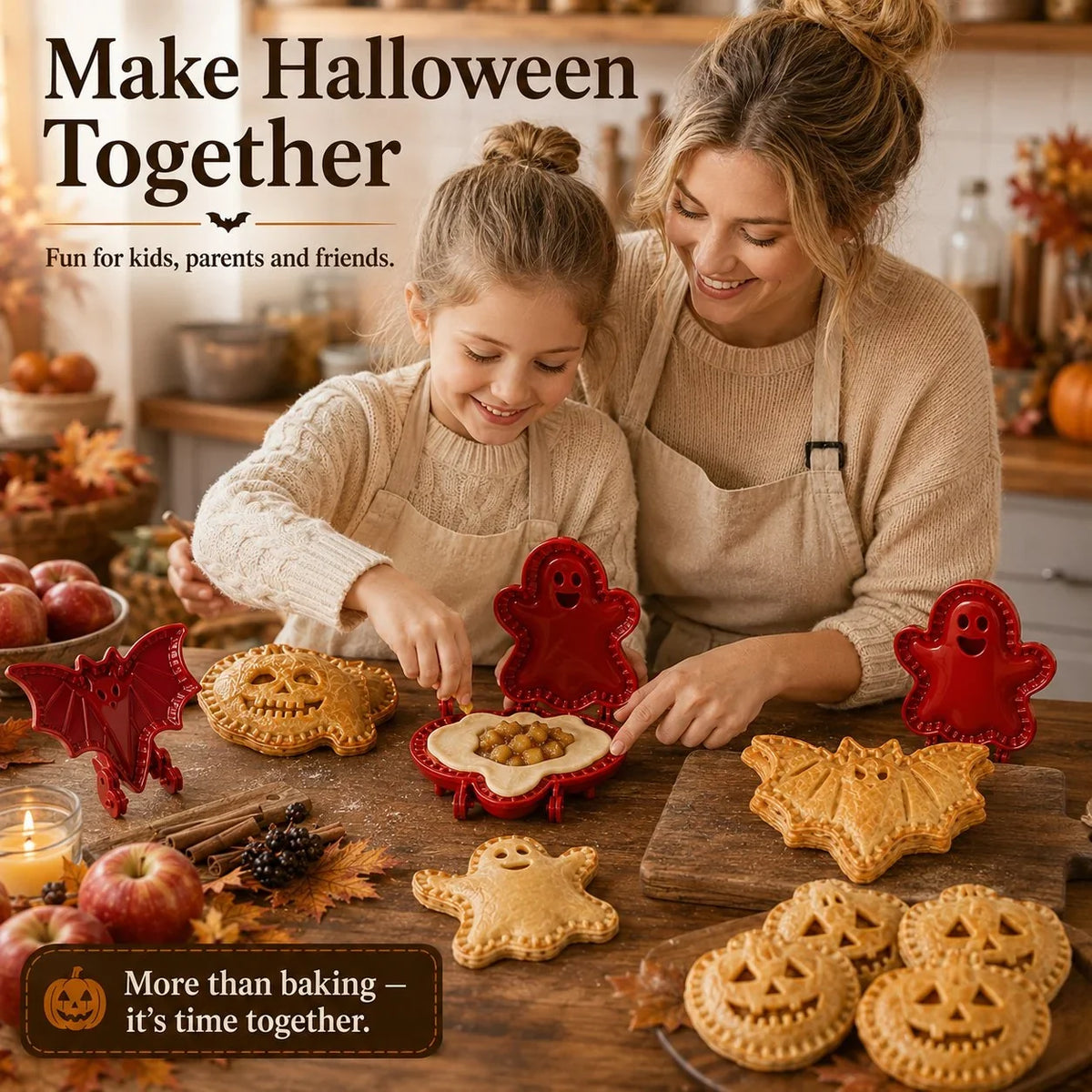 Halloween Mini Pie Mold Set