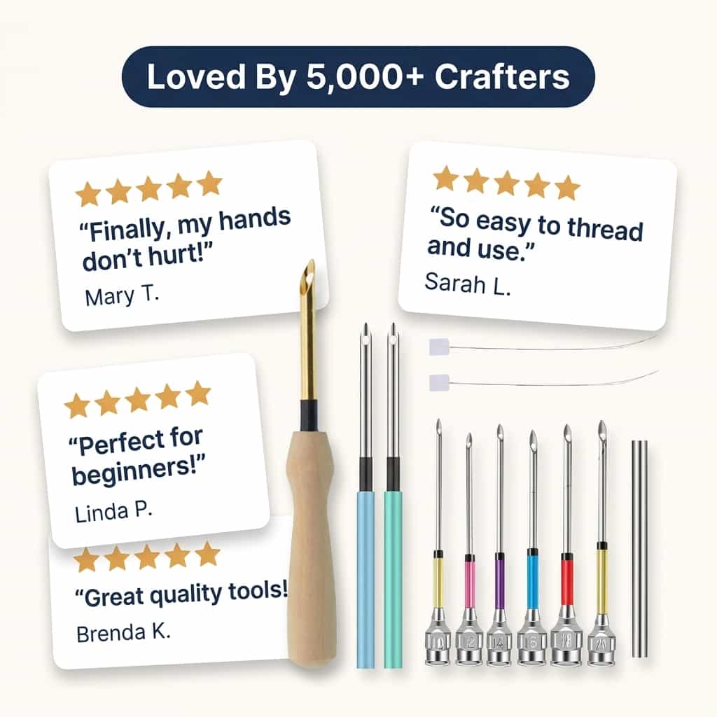Ergonomic Embroidery Grip
