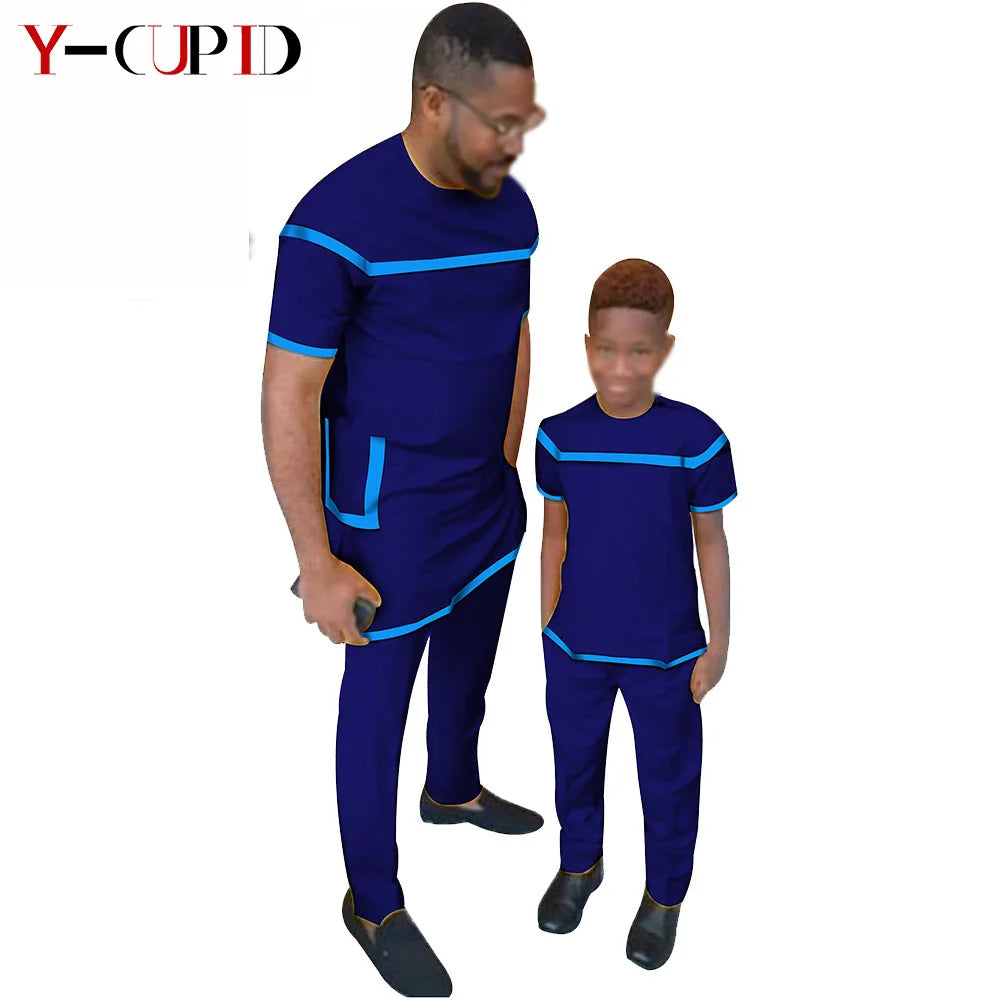 Bazin Two-Piece Father & Son Set