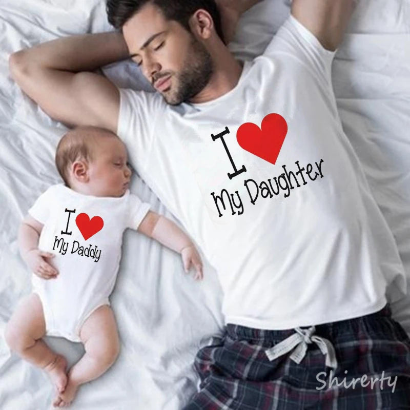 I Love My Daddy Matching Tee