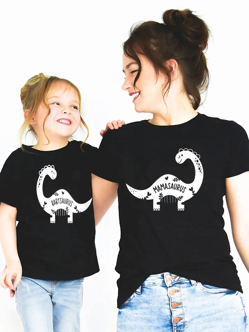 Mama Saurus Mommy & Me Tee