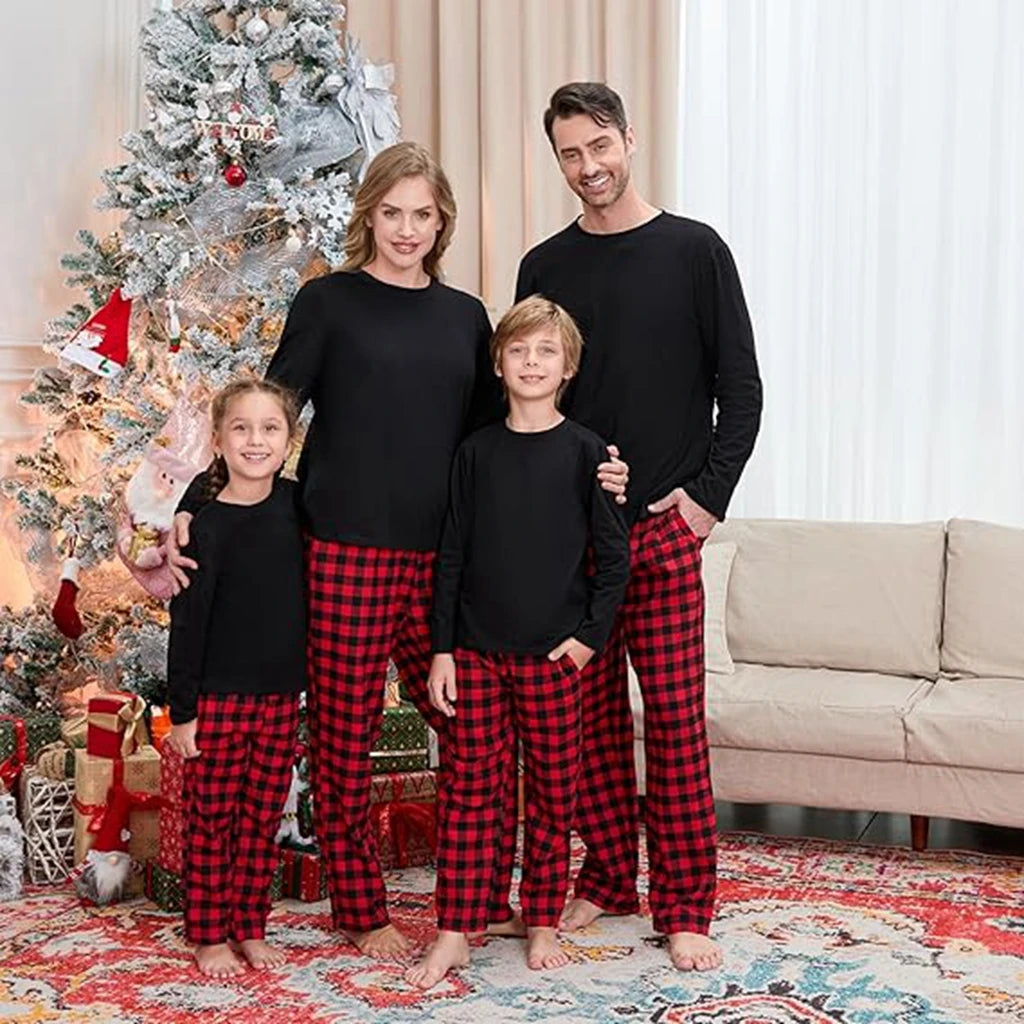 Cabin Plaid Family Christmas Pajamas