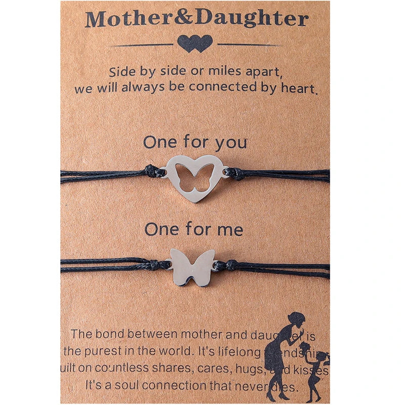 Wish Heart Mother & Daughter Bracelets