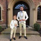 Floral Tuxedo Father & Son Suit