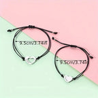 Rope Heart Mother & Daughter Bracelet Set
