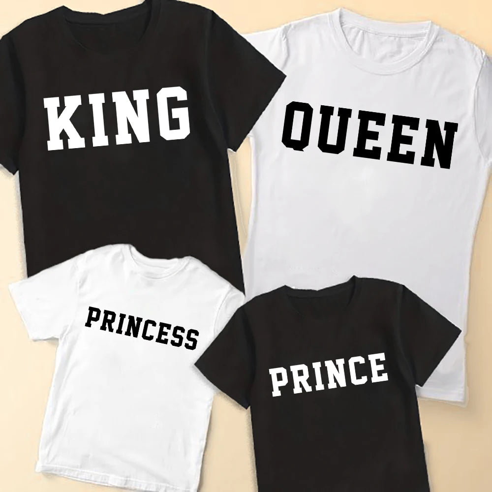 King & Queen Family Tee