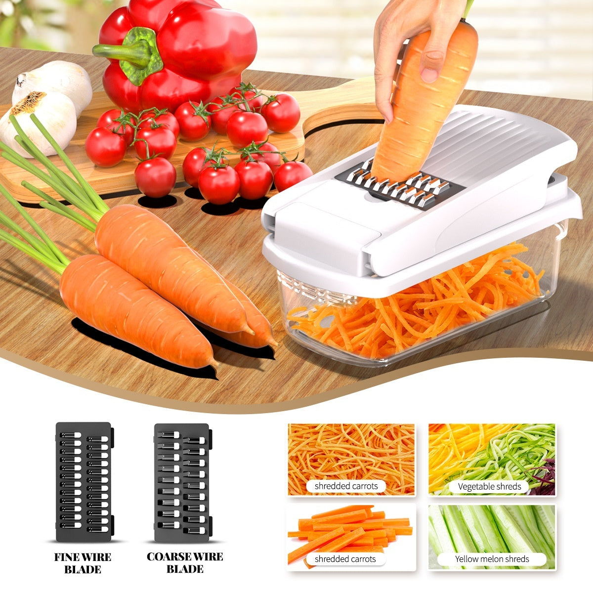 Multi-Blade Vegetable Chopper