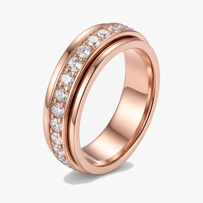 Rotating Zirconia Spinner Ring