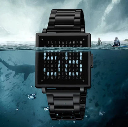 Unisex Text Dial Watch