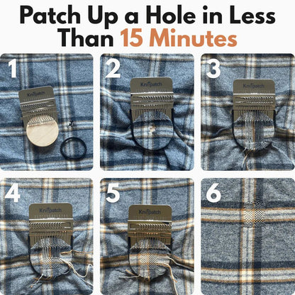 Iron-On Fabric Repair Patches
