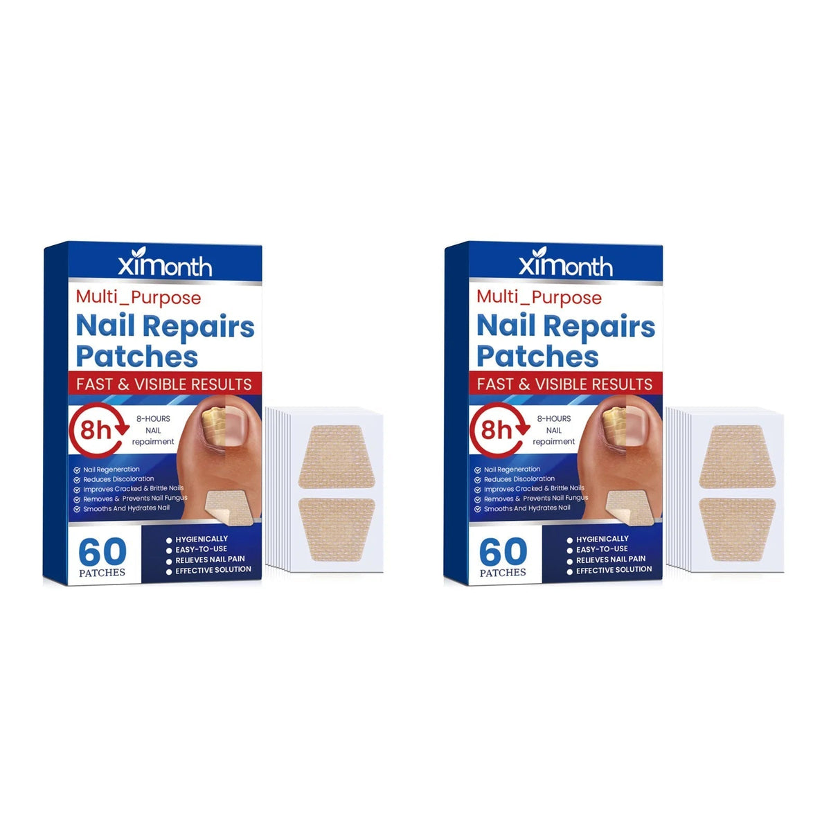 Nail Renewal Patches, 60 Count