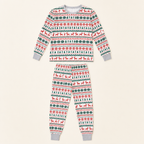 Holiday Home Family Pajama Set - flat lay, front