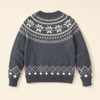 Fair Isle Family Matching Sweater - flat lay, back