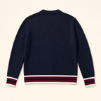 Cabin Knit Family Matching Cardigan - flat lay, back