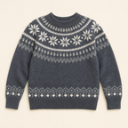 Fair Isle Family Matching Sweater - flat lay, front