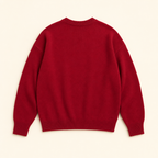 Little Horse Family Matching Sweater - flat lay, back