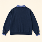 Campus Plaid Family Matching Pullover - flat lay, back