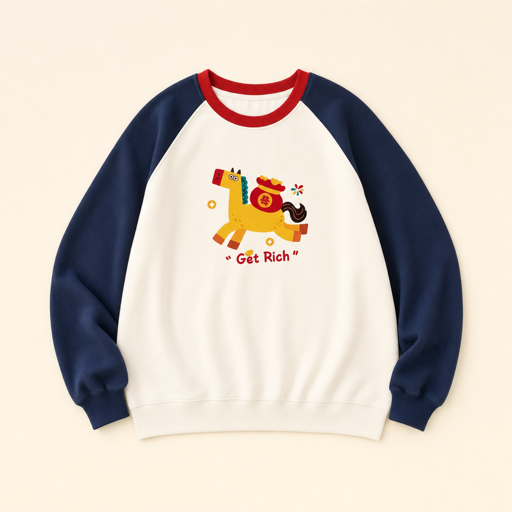 Soft Days Family Matching Sweatshirt - flat lay, front