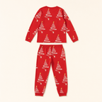 Evergreen Family Christmas Set - flat lay, back