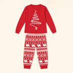 Evergreen Family Christmas Set - flat lay, front