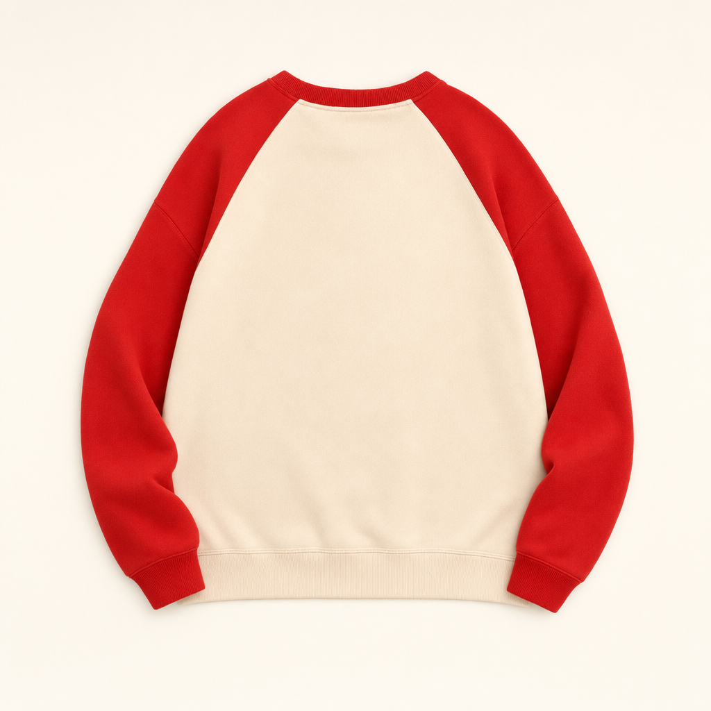 Heart & Smile Family Sweatshirt - flat lay, back