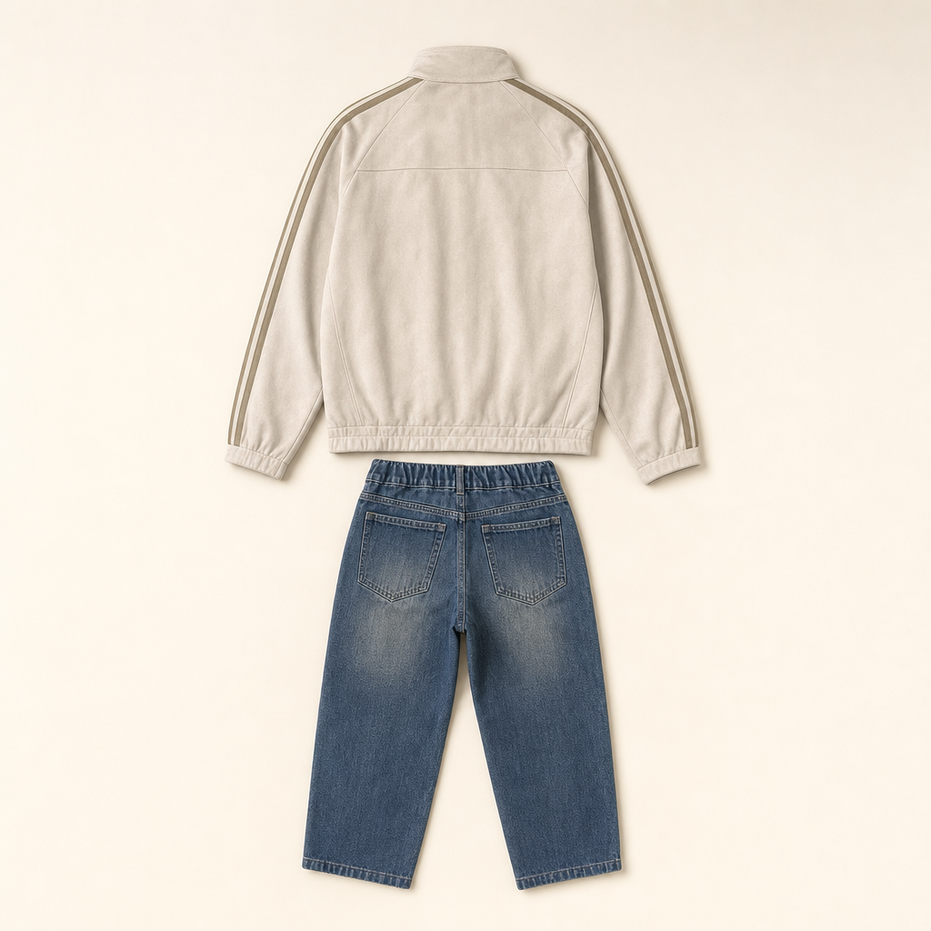 Ranger Suede Family Matching Jacket - flat lay, back