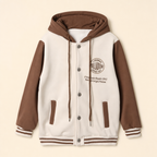 Field Day Family Baseball Jacket - flat lay, front