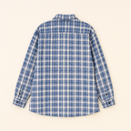 Weekend Plaid Family Matching Shirt - flat lay, back